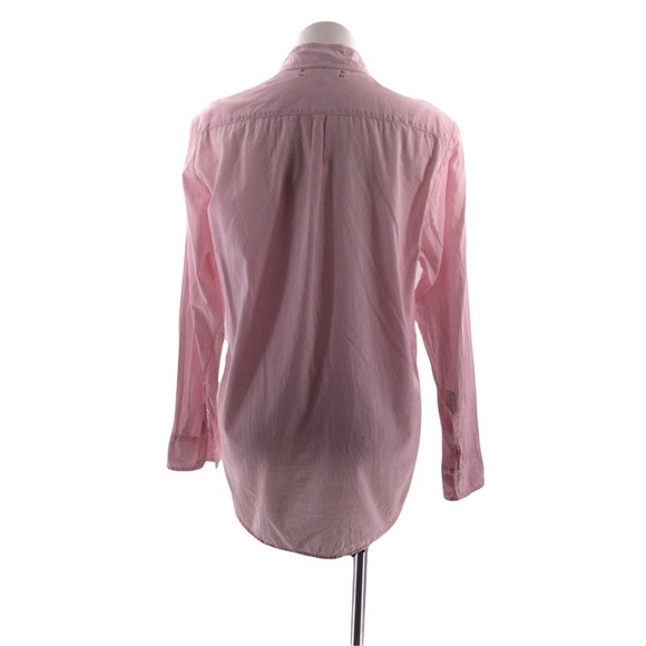 XIRENA Beau Pretty In Pink Button-Down Gauzy Blouse - Picture 2 of 8